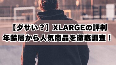 【ダサい？】XLARGEの評判や年齢層から人気商品を徹底調査！