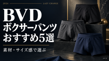 【2026年最新】BVDボクサーパンツおすすめ5選｜サイズ感・評判・安く買う方法