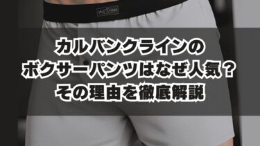 カルバンクラインのボクサーパンツはなぜ人気？その理由を徹底解説