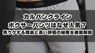 カルバンクラインのボクサーパンツはなぜ人気？男ウケする理由と高い評価の秘密を徹底解説